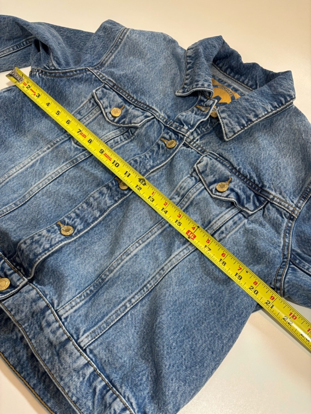 Michael Kors Women’s Denim Jacket Button Front XL - Picture 6 of 8